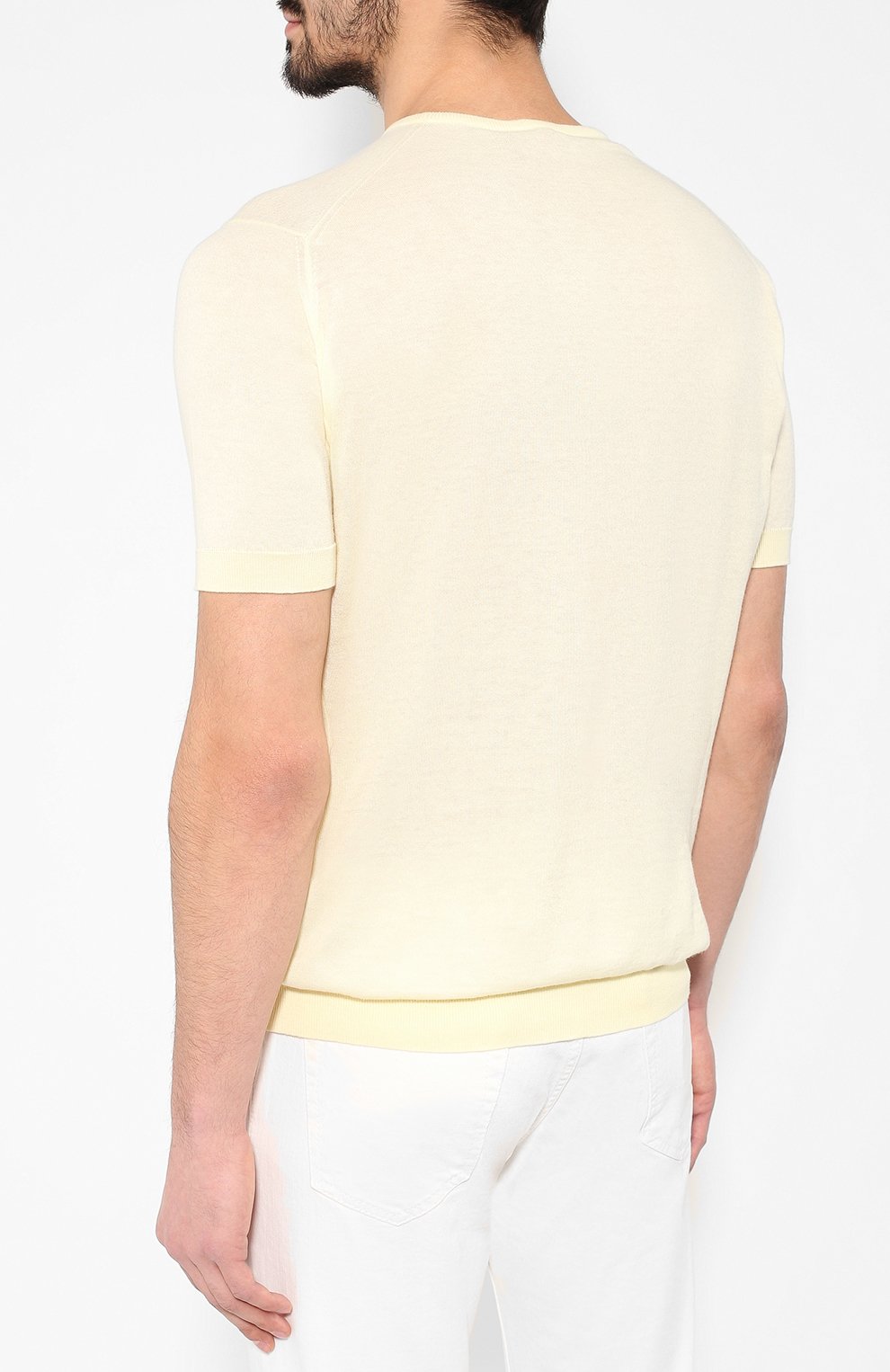 Футболка из смеси хлопка и кашемира JOHN SMEDLEY, арт. ST0NWELL, фото 4