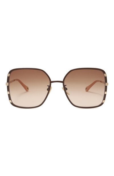 Солнцезащитные очки CHLOÉ коричневого цвета по цене 49950 руб., арт. CH0143S 005, фото 3 Солнцезащитные очки CHLOÉ, арт. CH0143S 005, фото 3