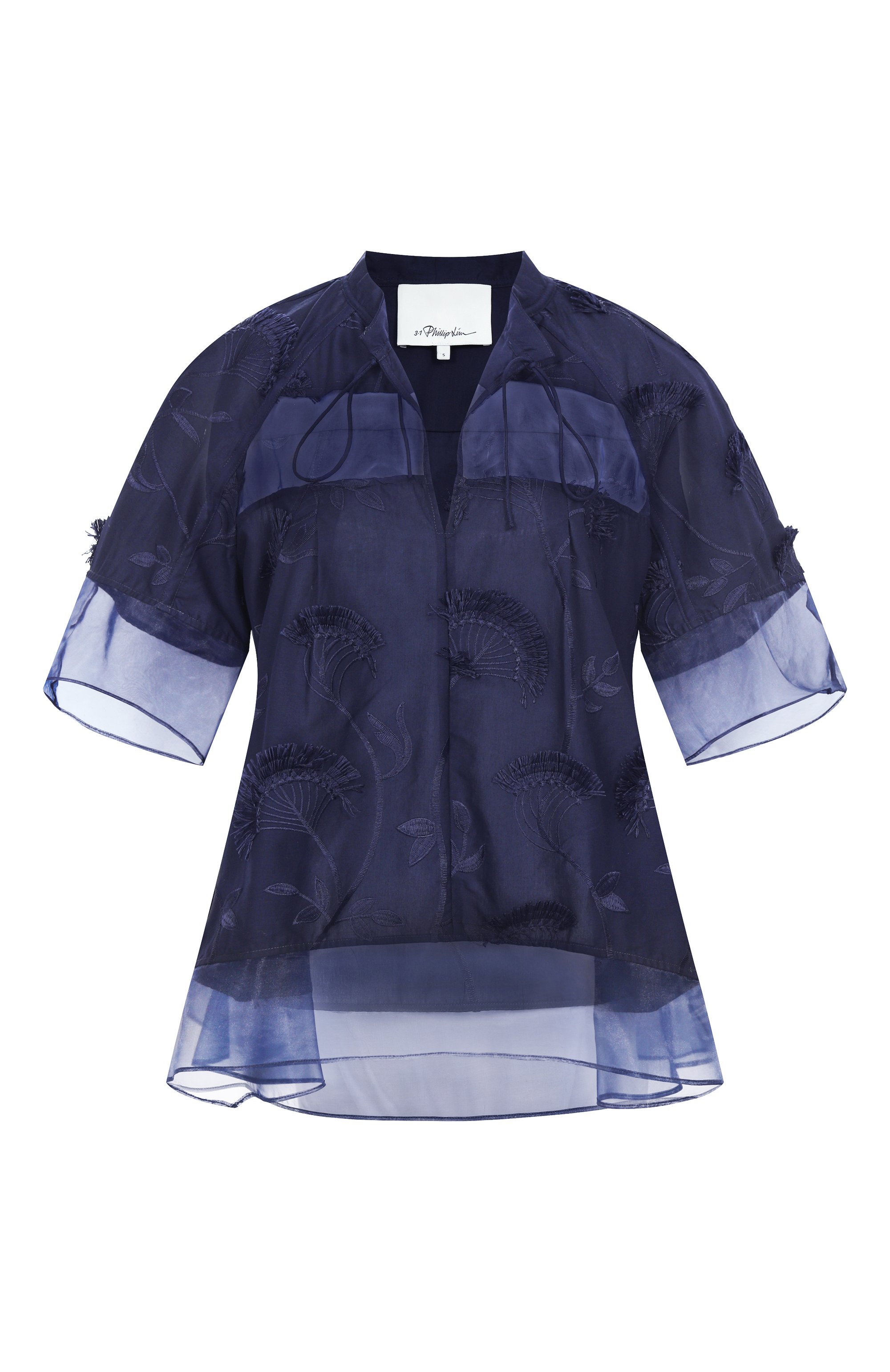 Хлопковая блузка 3.1 PHILLIP LIM, арт. P251-21712FCV, фото 1