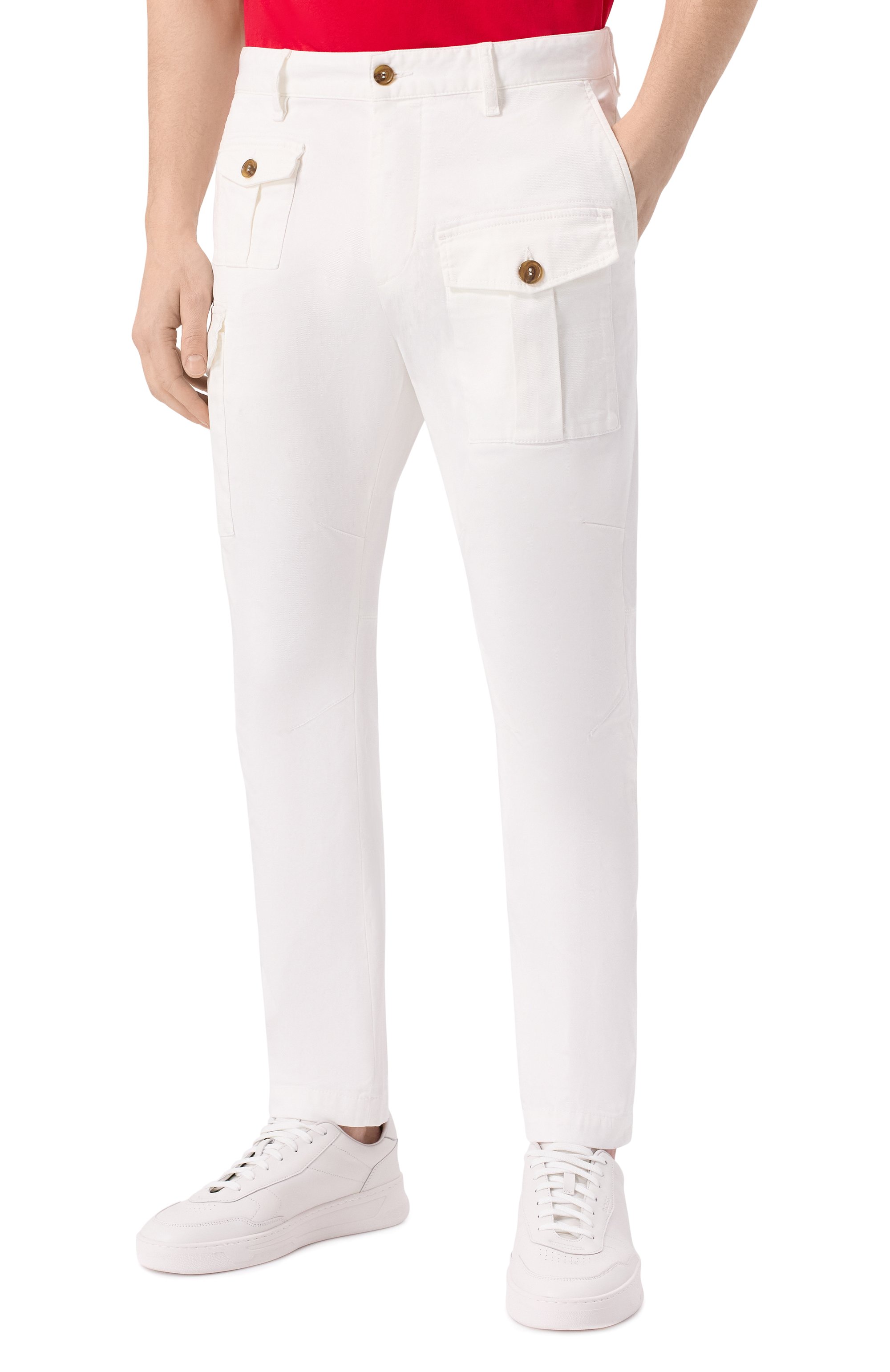 Хлопковые брюки-карго DSQUARED2, арт. S74KB0818/S39021, фото 3