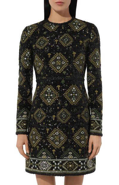 Платье с отделкой пайетками GIAMBATTISTA VALLI, арт. 24FWPVCA5057-29RIC, фото 3