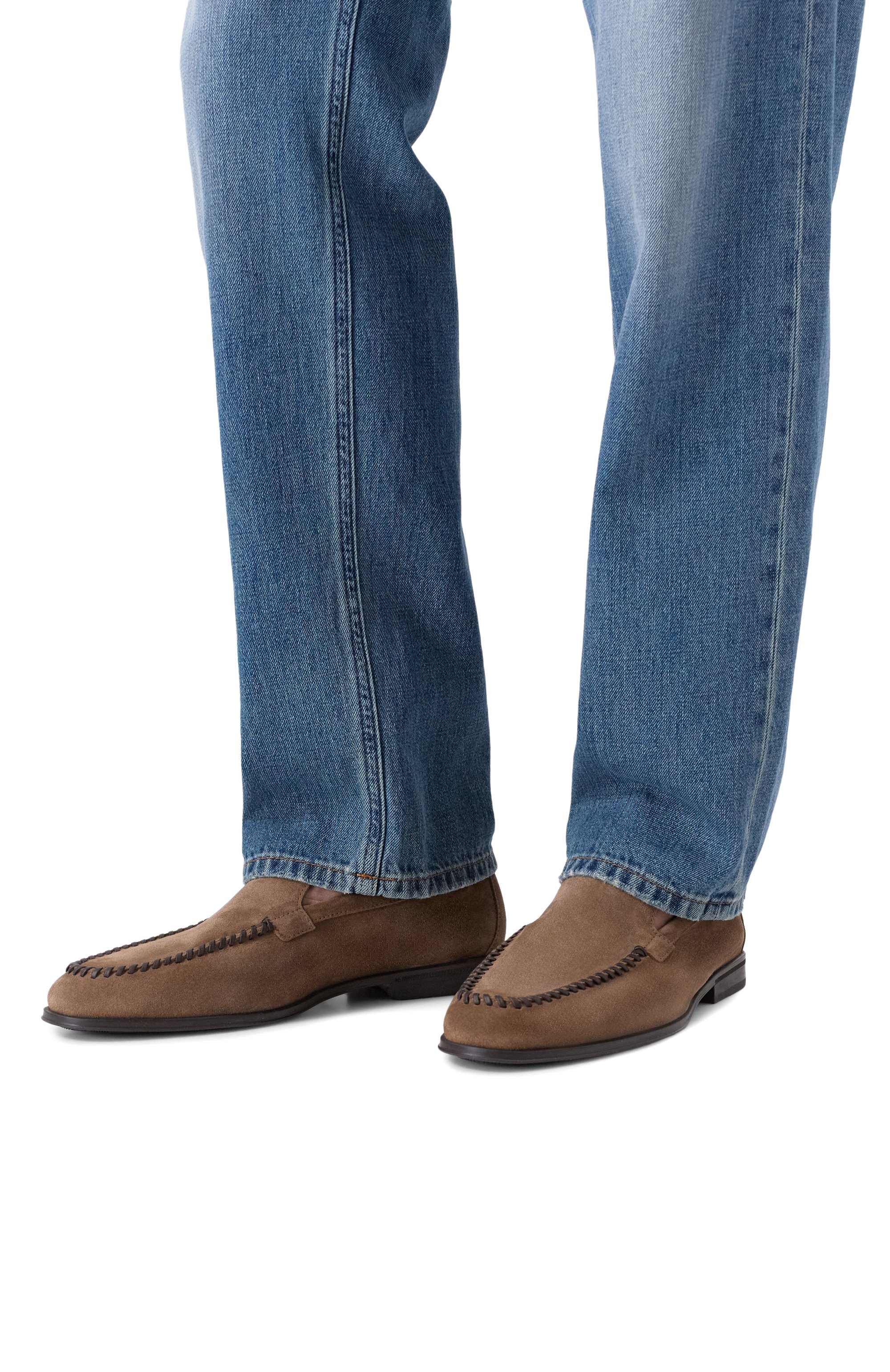 Замшевые лоферы DOUCAL'S, арт. DU3517N0TTUY009T, фото 3