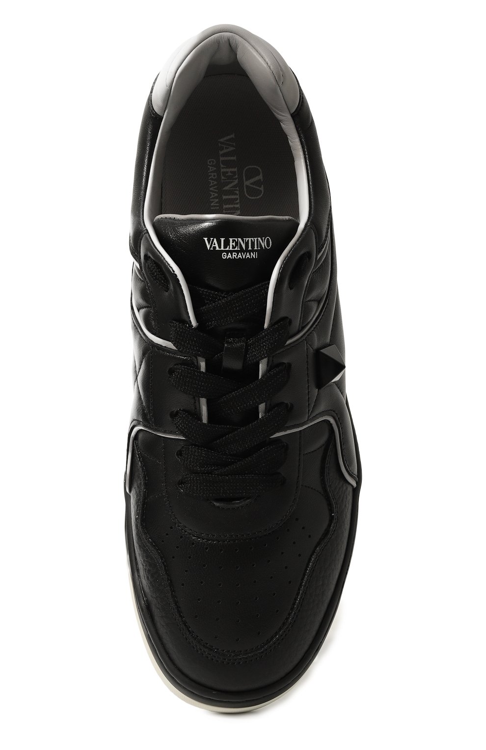 Кожаные кеды one stud VALENTINO, арт. 5Y2S0E71/NWN, фото 6