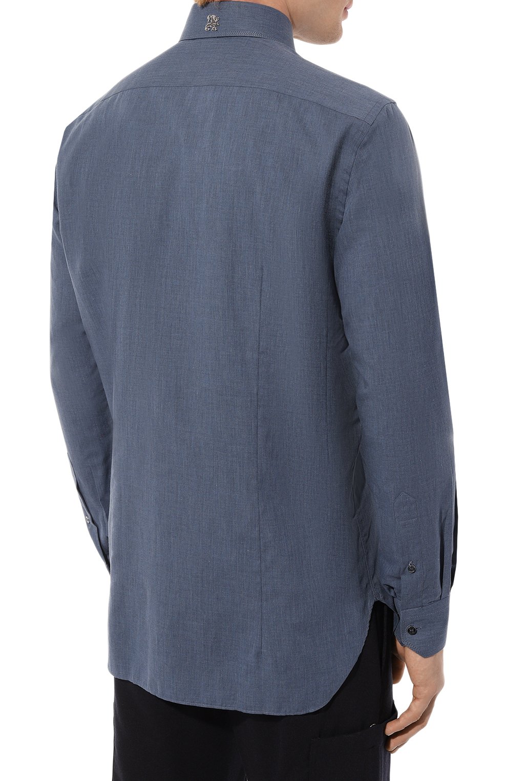 Хлопковая рубашка ZILLI, арт. CLAA03ZS13170ZS355451, фото 4