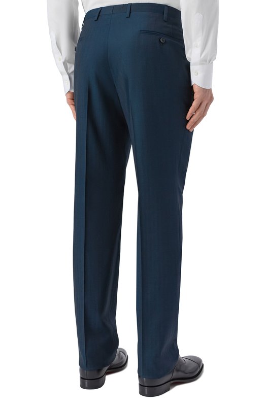 Шерстяной костюм Kiton UA87NK0641G Синий  UA87NK0641G Фото 5