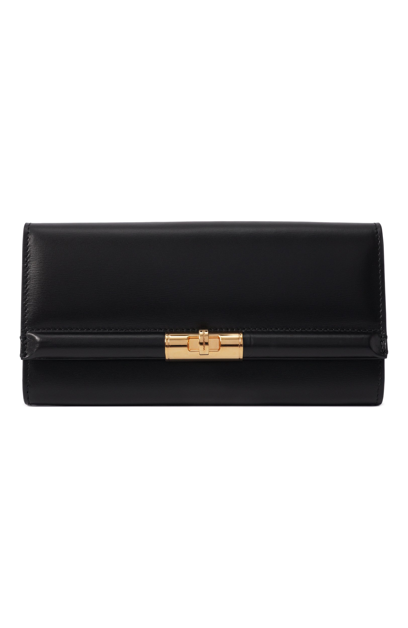 Кожаный кошелек DOLCE & GABBANA черного цвета по цене 131000 руб., арт. BI3507/A3G19, фото 1 Кожаный кошелек DOLCE & GABBANA, арт. BI3507/A3G19, фото 1