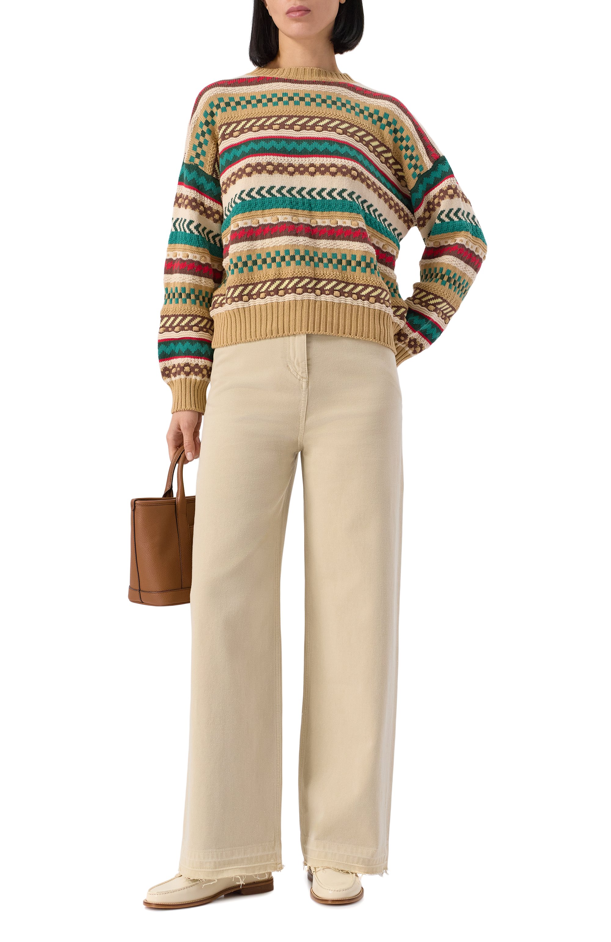 Хлопковый свитер WEEKEND MAX MARA, арт. N0VARA, фото 2