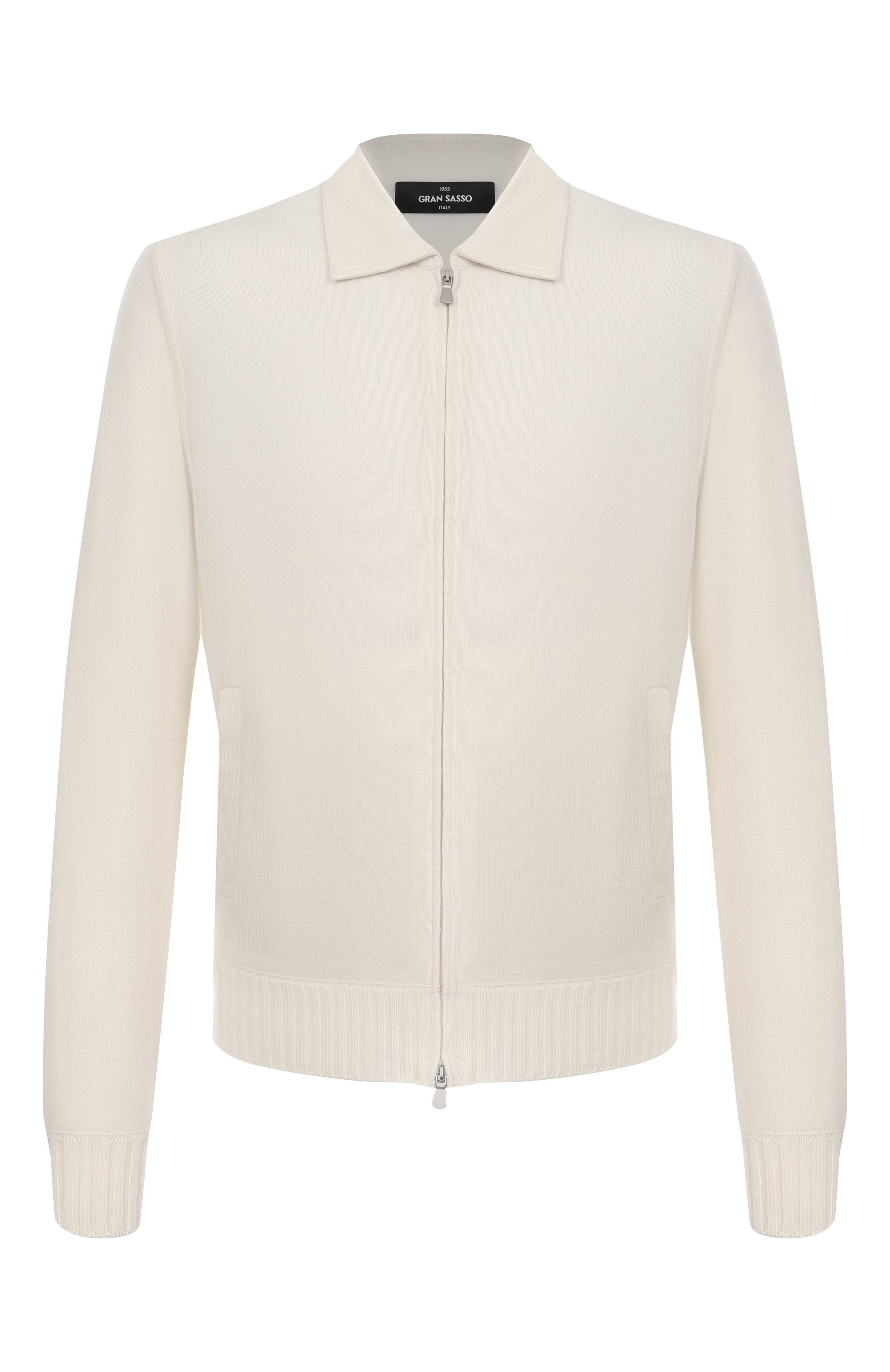 Кашемировый кардиган GRAN SASSO кремового цвета по цене 95900 руб., арт. 57151/20206, фото 1 Кашемировый кардиган GRAN SASSO, арт. 57151/20206, фото 1