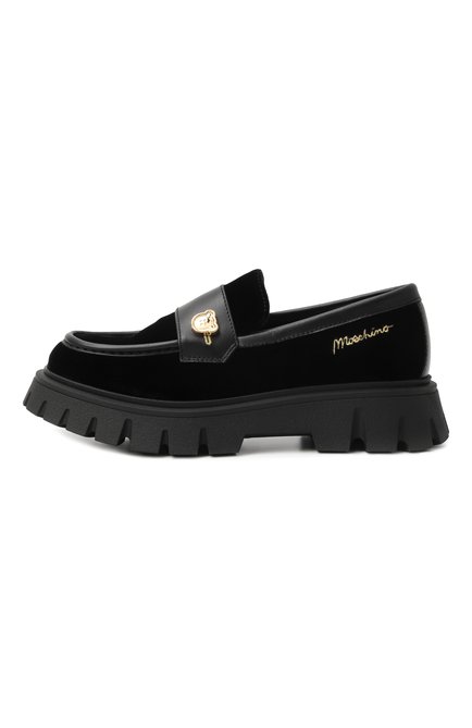 Бархатные лоферы MOSCHINO, арт. 81959/VAR1/28-35