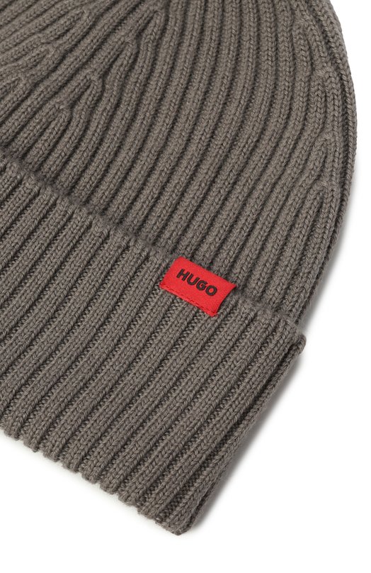 Шерстяная шапка HUGO 50524570 Серый  50524570 Фото 3