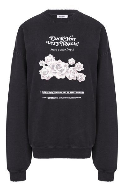 Женский хлопковый свитшот VETEMENTS, арт. MH27CN203B