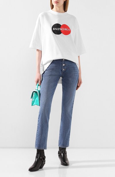 Хлопковая футболка BALENCIAGA, арт. 620941/TIV79, фото 2