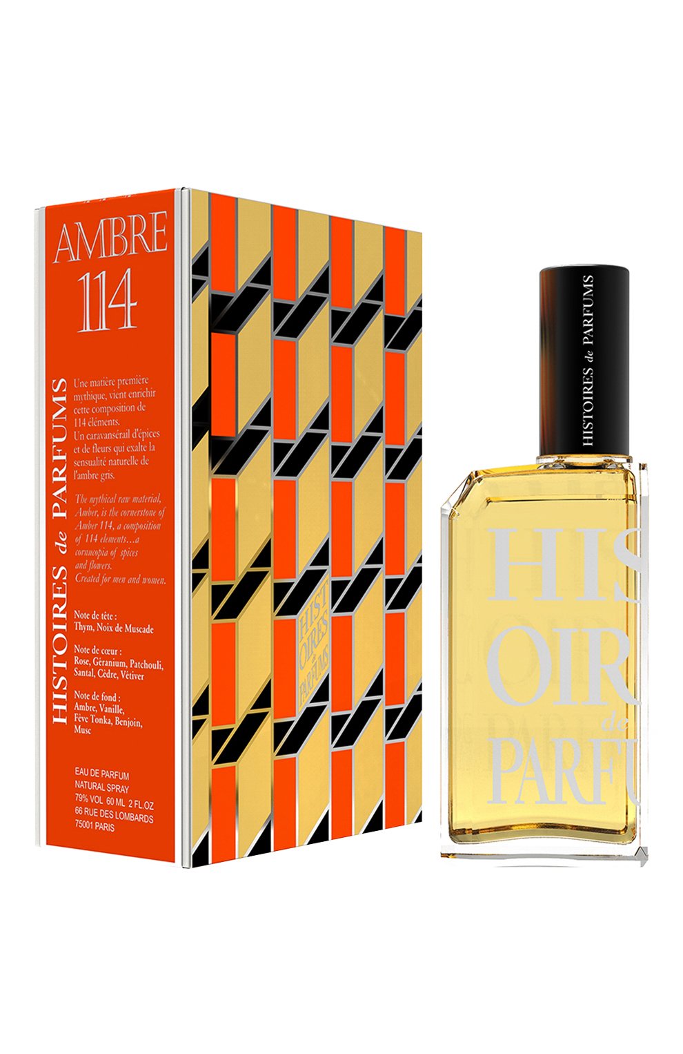 Парфюмерная вода ambre 114 (60ml) HISTOIRES DE PARFUMS, арт. A114B60F, фото 2