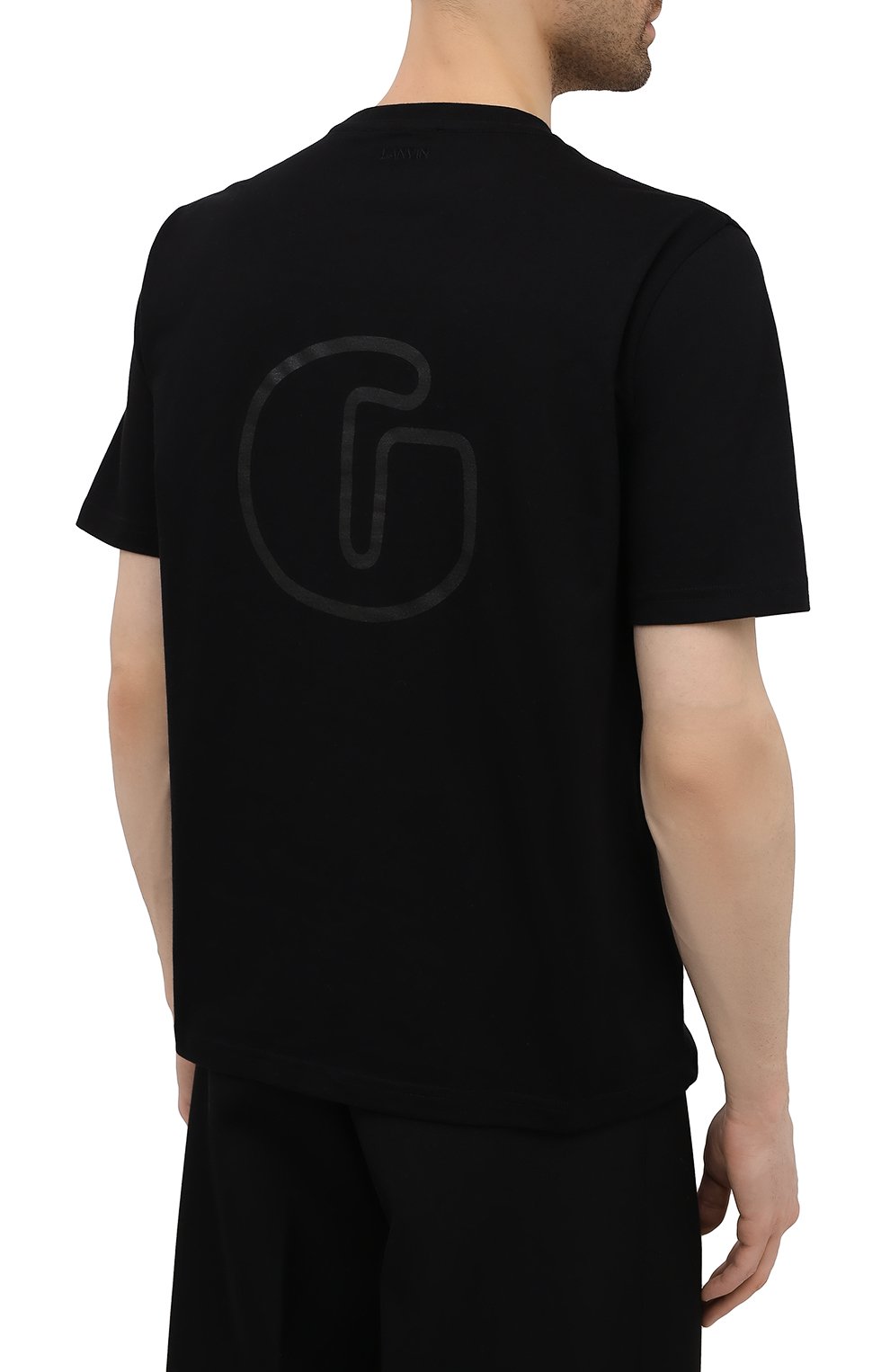 Хлопковая футболка lanvin x gallery dept LANVIN, арт. RU-TS0005-J090-E21, фото 4