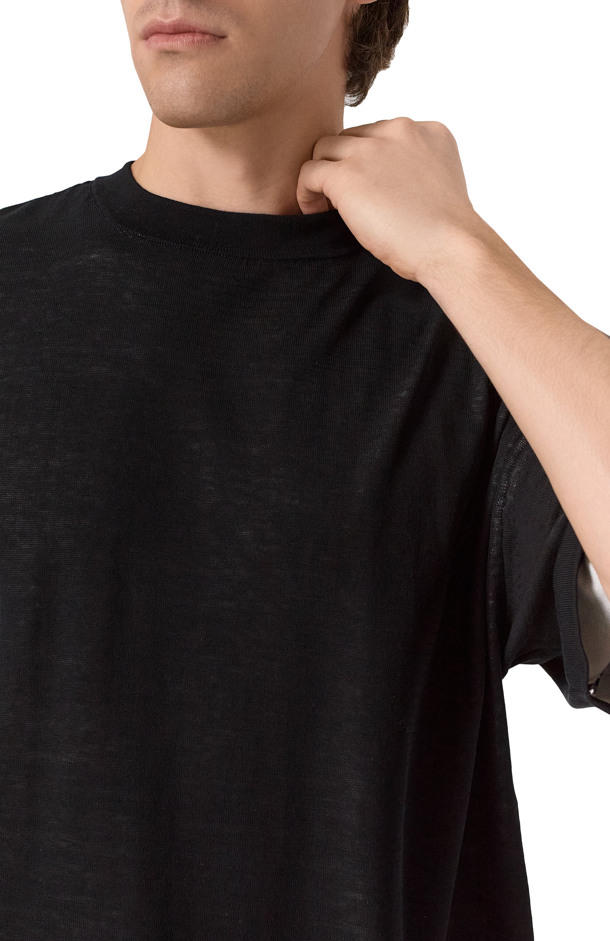 Хлопковый джемпер ISABEL BENENATO, арт. UK24S25, фото 5