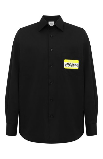 Хлопковая рубашка VETEMENTS, арт. UA53SH500B 1001/M