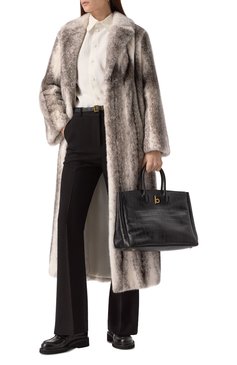 Женская сумка rocking horse medium BURBERRY черного цвета, арт. 8102468 | Фото 7 (Драгоценные камни: Проставлено; Материал: Натуральная кожа; Размер: medium; Материал сплава: Проставлено; Ремень/цепочка: На ремешке)