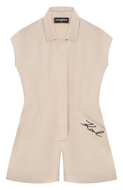 Комбинезон из лиоцелла и хлопка KARL LAGERFELD KIDS, арт. Z31116