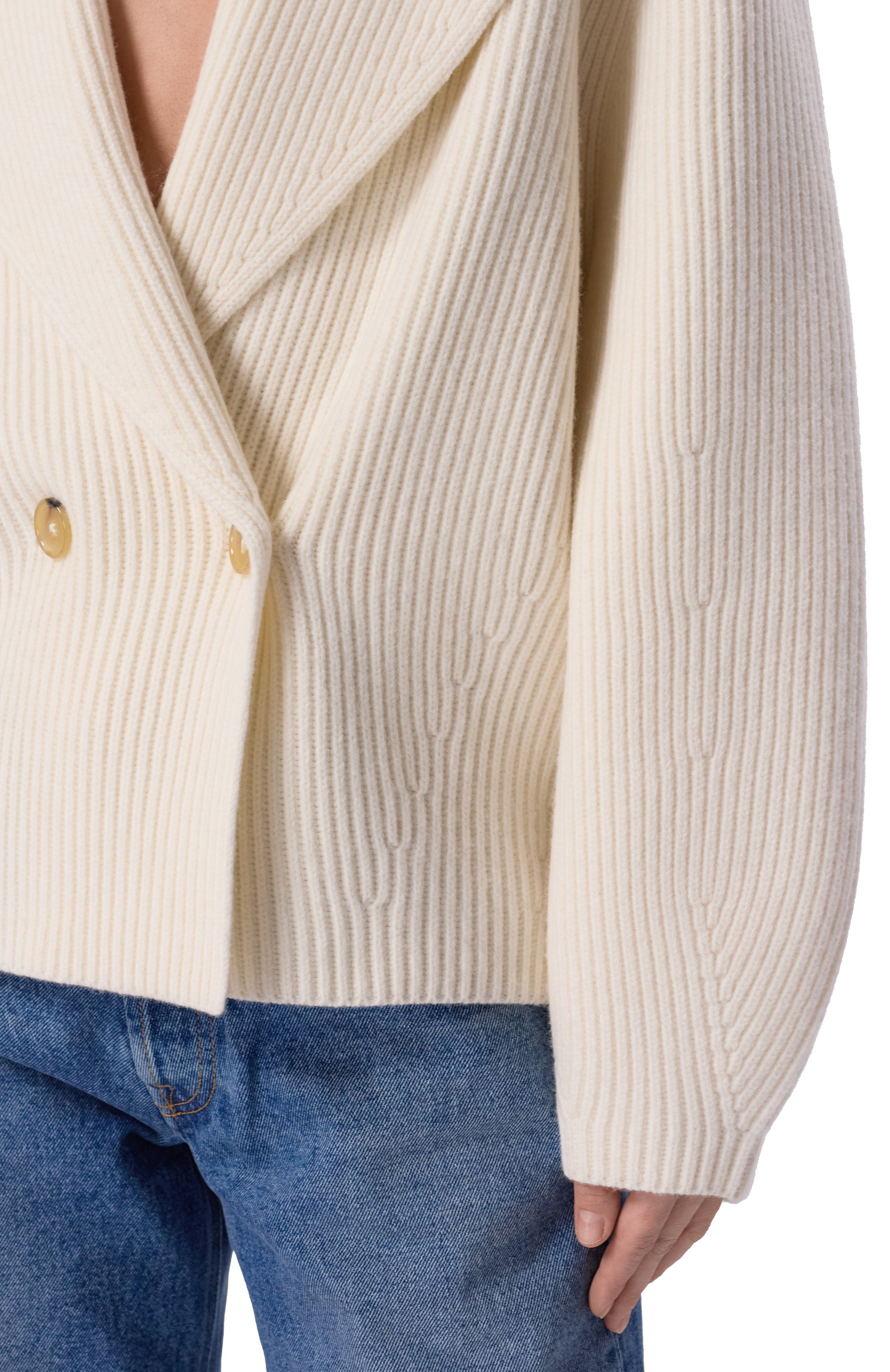 Шерстяной кардиган TOTEME, арт. 251-WRT4354-YA0110, фото 5