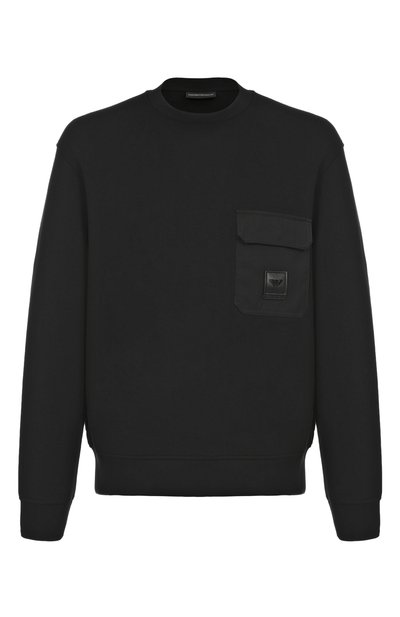 Мужской хлопковый свитшот EMPORIO ARMANI, арт. EM002925/AF10013