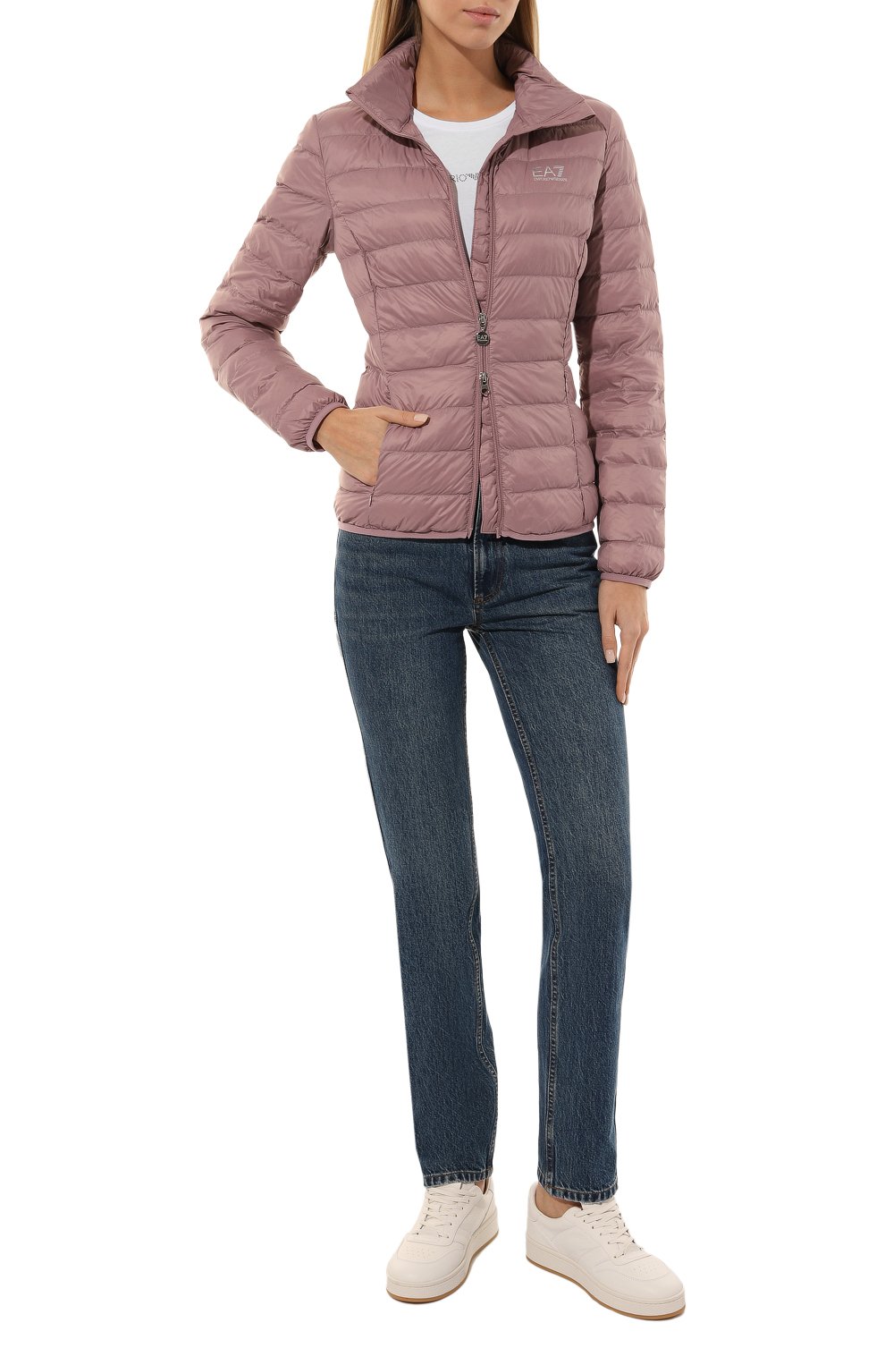 Утепленная куртка EA7 темно-розового цвета по цене 20750 руб., арт. 6DTB28/TNGPZ, фото 2 Утепленная куртка EA7, арт. 6DTB28/TNGPZ, фото 2