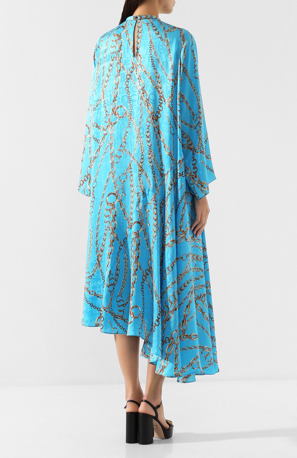 Шелковое платье BALENCIAGA, арт. 582850/TFLA8, фото 4