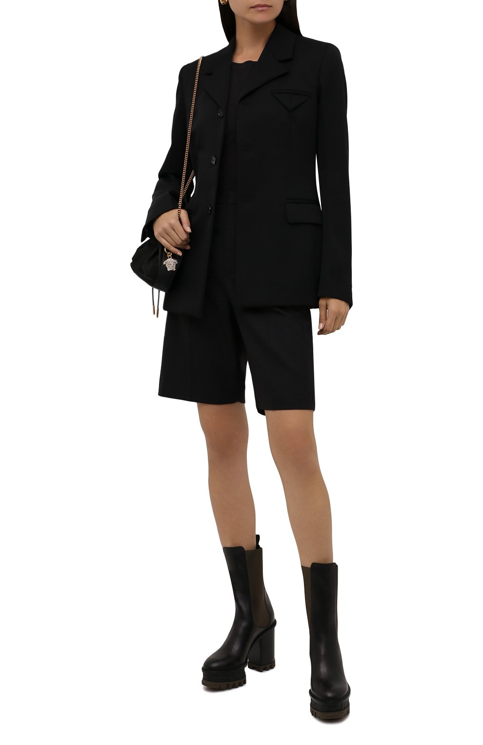 Кожаные ботильоны greca labyrinth VERSACE, арт. DST420Q/DVTA3, фото 2