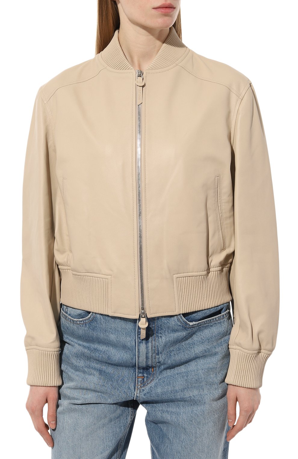 Кожаный бомбер ALINE, арт. AL030104, фото 3