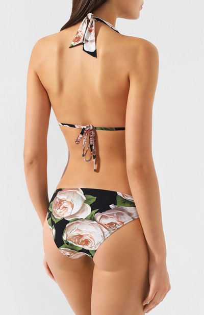 Бра с принтом DOLCE & GABBANA черного цвета по цене 33350 руб., арт. 01A01J/FSG05, фото 3 Бра с принтом DOLCE & GABBANA, арт. 01A01J/FSG05, фото 3