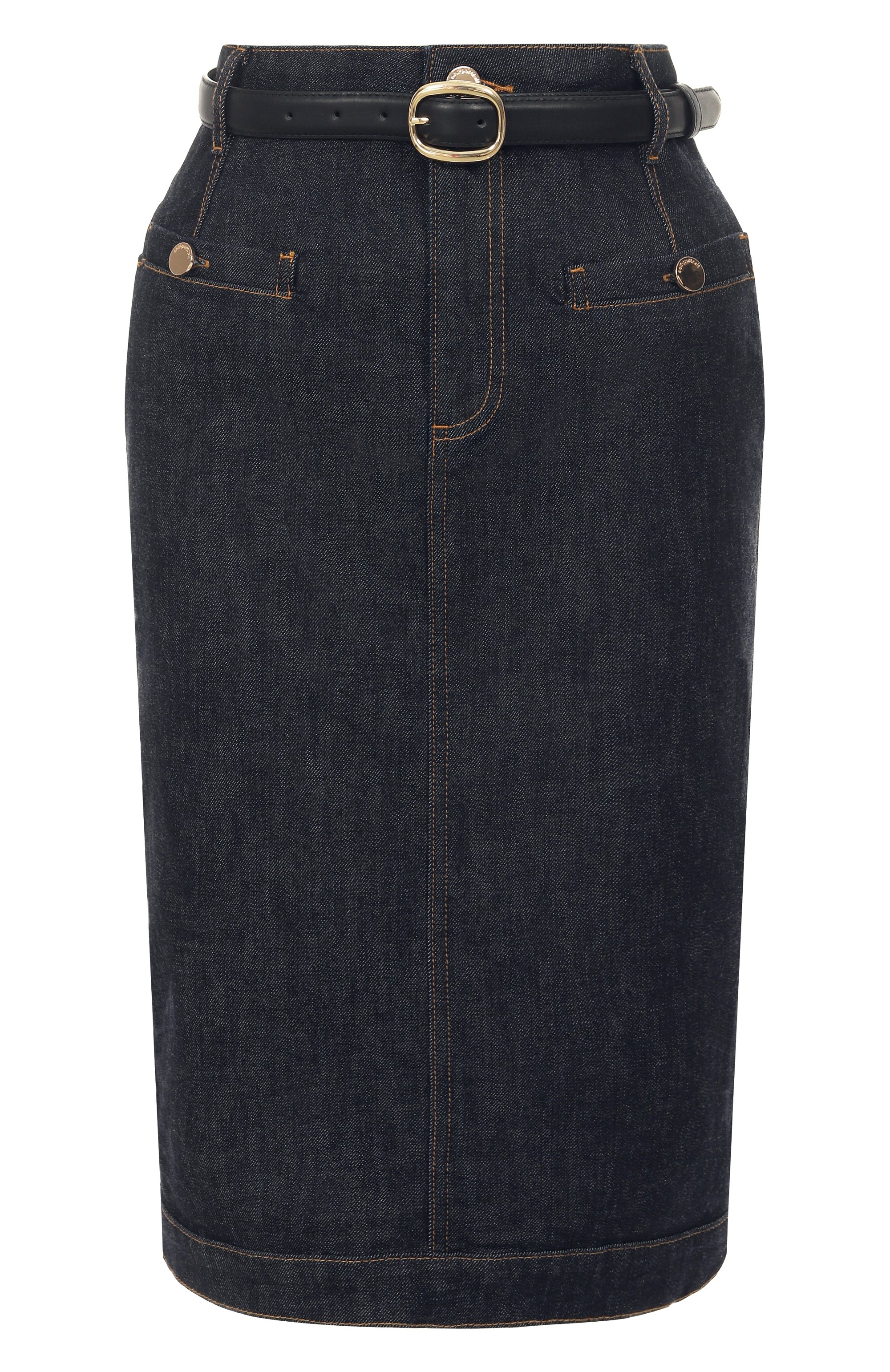 Джинсовая юбка SELF-PORTRAIT, арт. PF25808MSKBL, фото 1