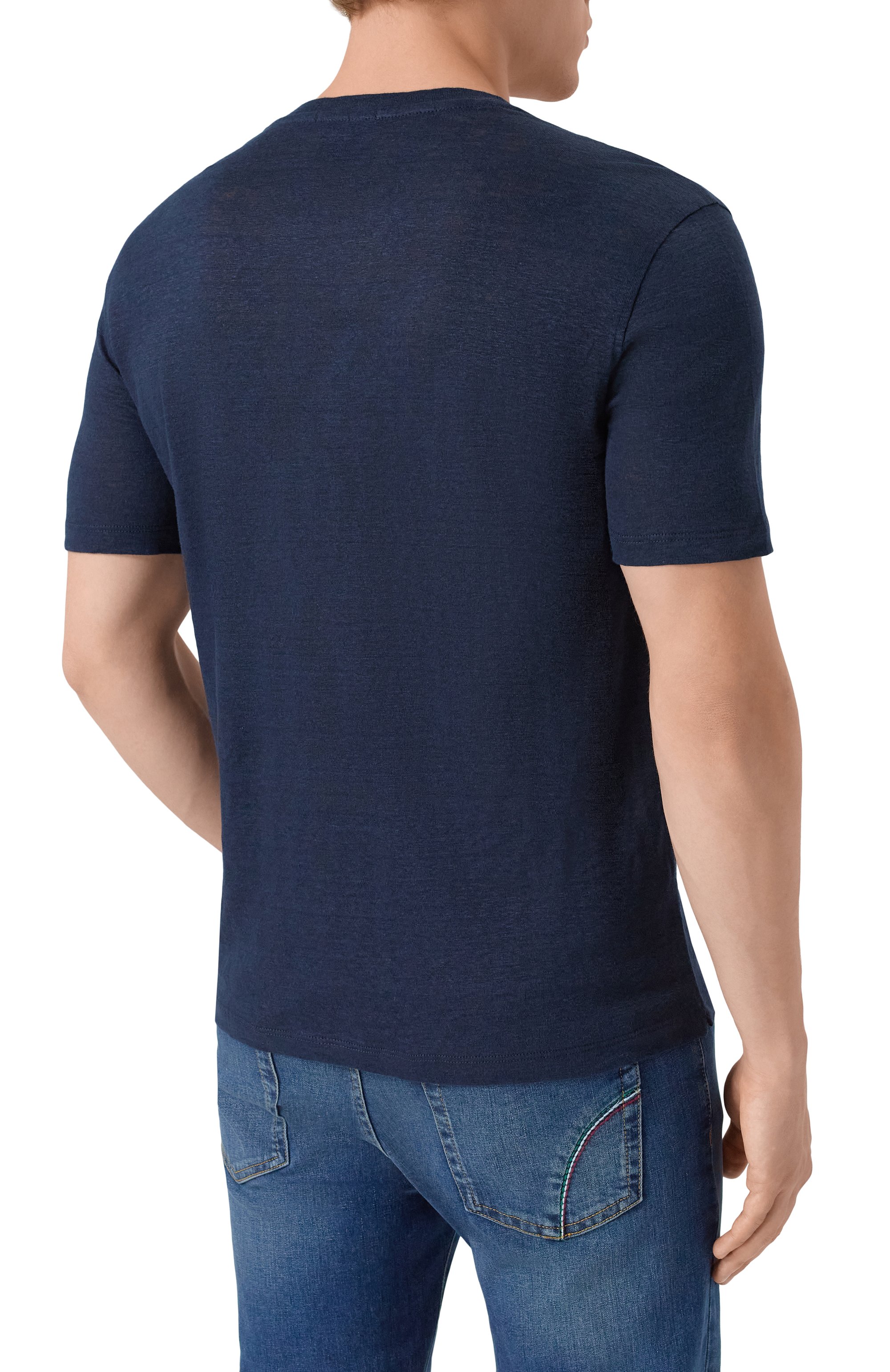 Льняная футболка AERONAUTICA MILITARE, арт. 251TS2402J679, фото 4