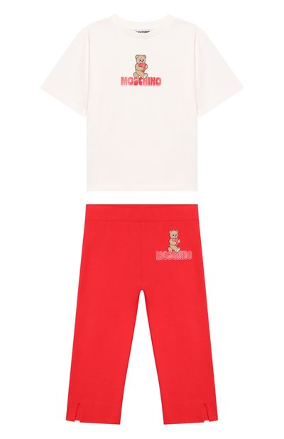 Комплект из футболки и брюк MOSCHINO, арт. HCG00D/LBA00