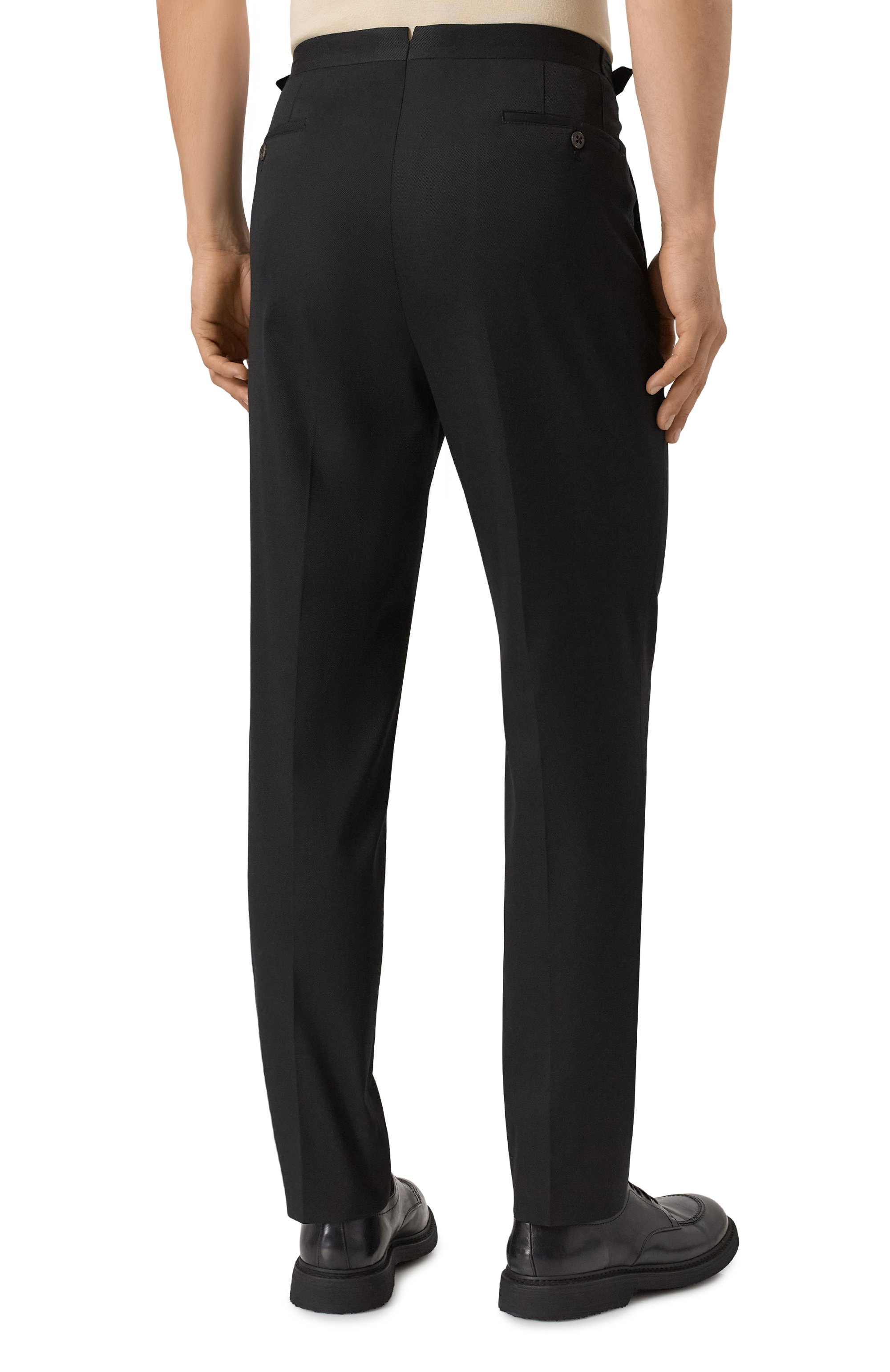 Шерстяные брюки CORNELIANI, арт. 264L21-2618577, фото 4