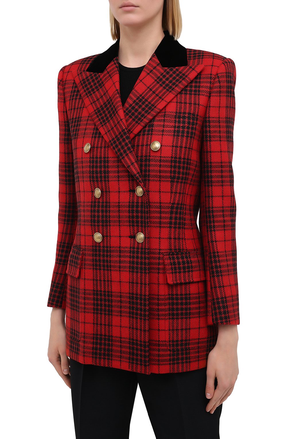 Шерстяной жакет SAINT LAURENT, арт. 641430/Y8B17, фото 3