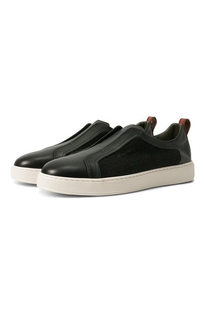 Мужские комбинированные кеды cleanic SANTONI, арт. MBCG22243BARTUT0