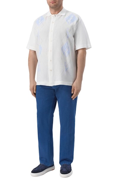 Льняная рубашка CORTIGIANI, арт. 4AJ606, фото 2