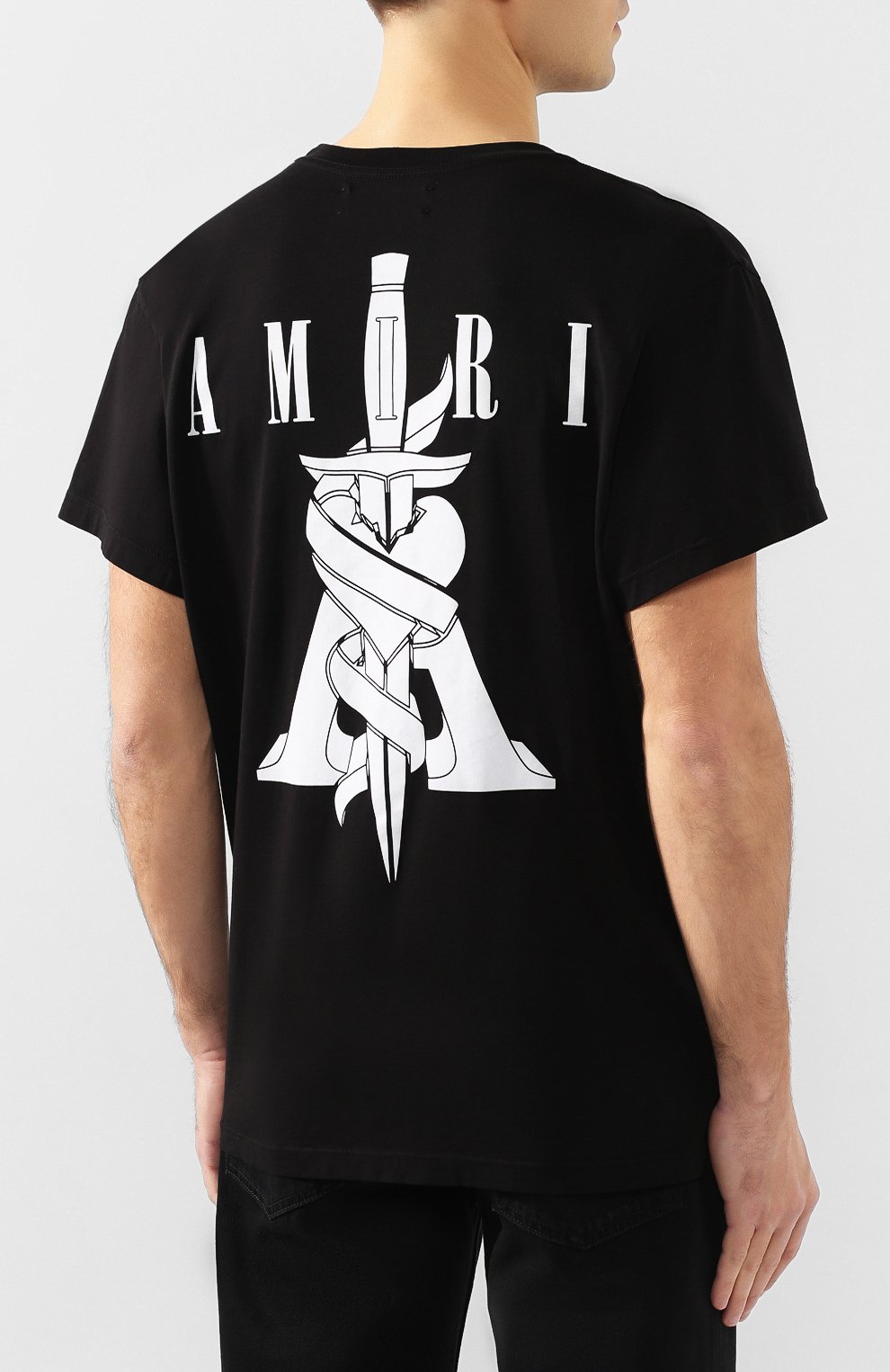 Хлопковая футболка AMIRI, арт. S0M03139CJ, фото 4