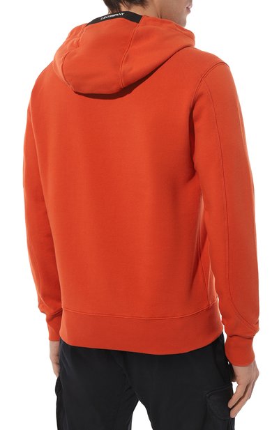 Хлопковое худи C.P. COMPANY оранжевого цвета по цене 30800 руб., арт. 14CMSS023A-005086W, фото 4 Хлопковое худи C.P. COMPANY, арт. 14CMSS023A-005086W, фото 4