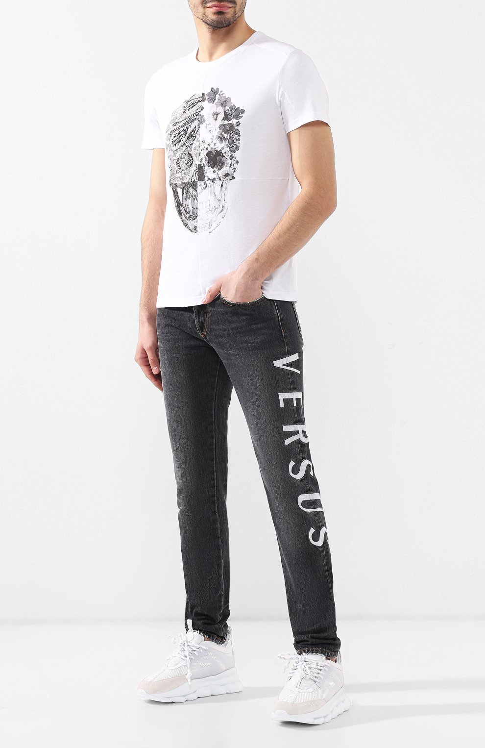 Джинсы прямого кроя VERSUS VERSACE, арт. BU40553/BT10948, фото 2