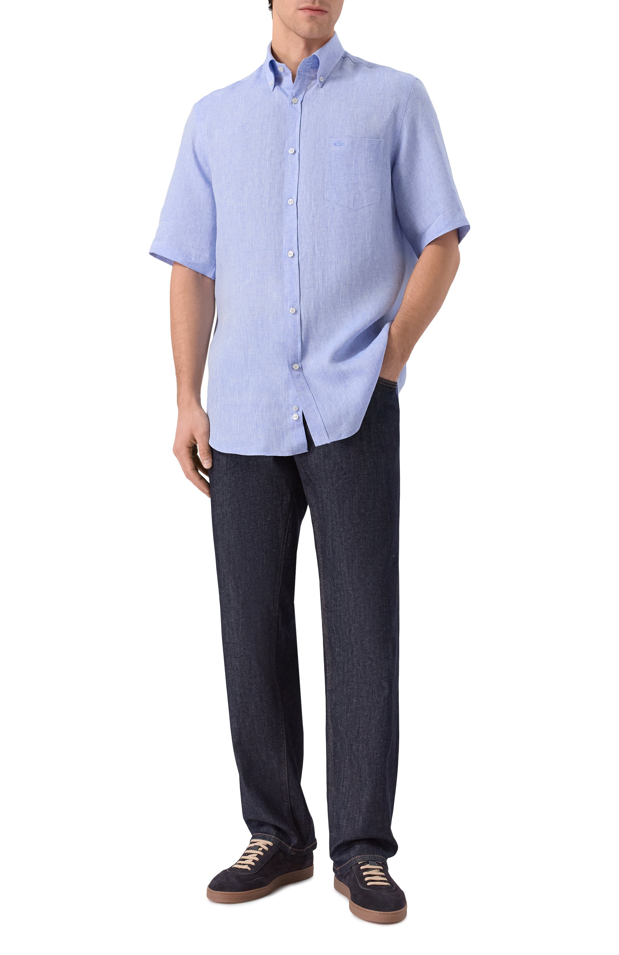 Льняная рубашка PAUL&SHARK, арт. 26413161, фото 2