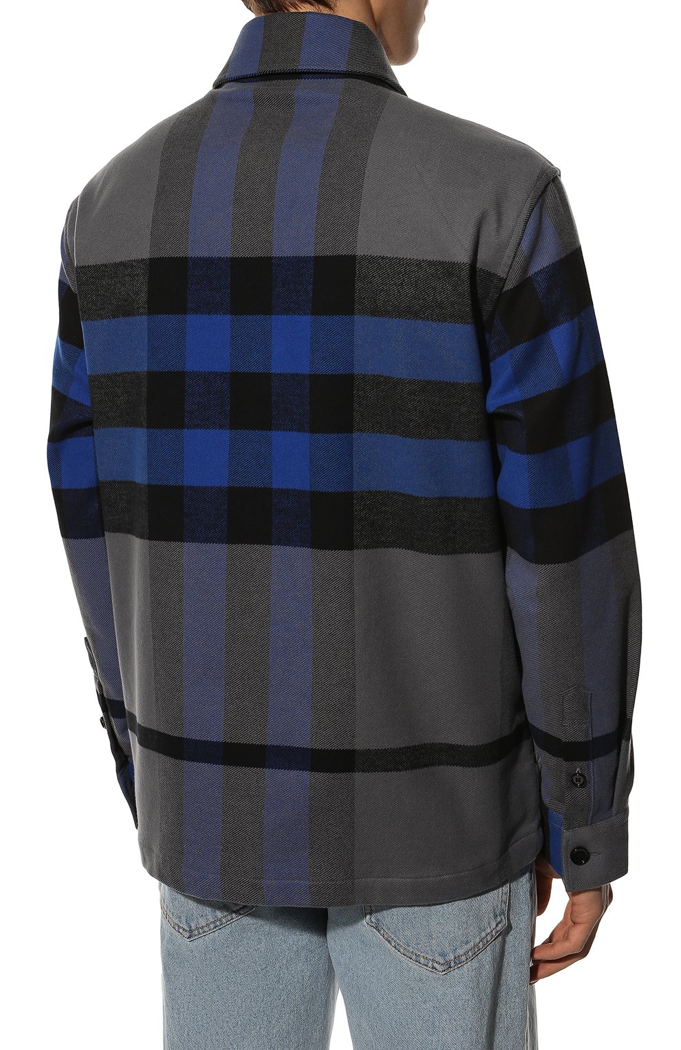 Хлопковая рубашка BURBERRY, арт. 8048120, фото 4