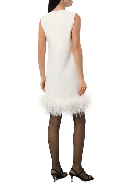 Платье с отделкой перьями P.A.R.O.S.H., арт. PIC0-D725237P, фото 4