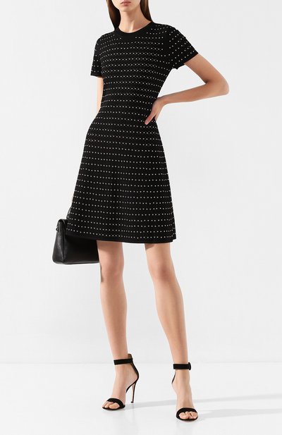 Платье MICHAEL MICHAEL KORS черного цвета по цене 34450 руб., арт. MU98YWC5ZV, фото 2 Платье MICHAEL MICHAEL KORS, арт. MU98YWC5ZV, фото 2