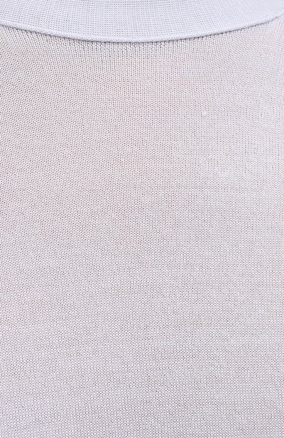 Топ из кашемира и шелка LORO PIANA голубого цвета по цене 82500 руб., арт. FAI2504, фото 5 Топ из кашемира и шелка LORO PIANA, арт. FAI2504, фото 5