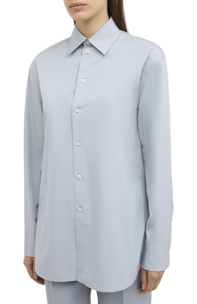 Хлопковая рубашка JIL SANDER, арт. JSPR602405-WR244300, фото 3