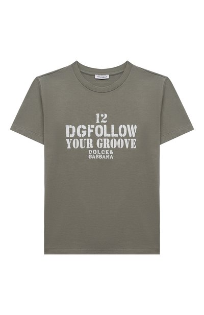 Хлопкова я футболка DOLCE & GABBANA, арт. L4JT9A/G7A4C/2-6, фото 1