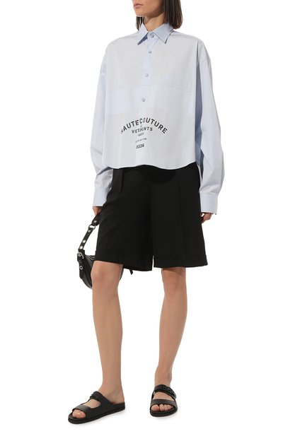 Хлопковая рубашка VETEMENTS, арт. UE63SH461B, фото 2
