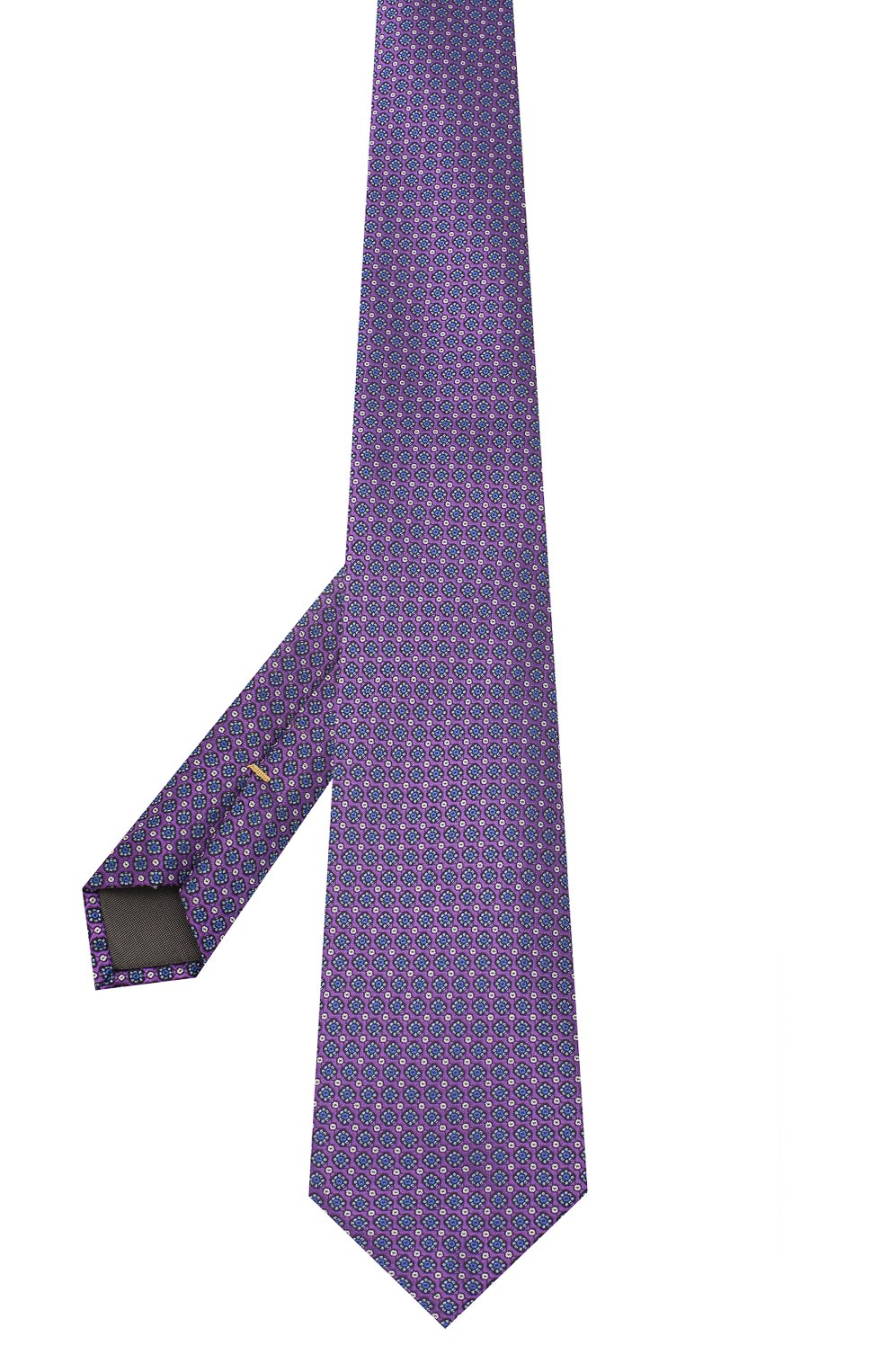 Шелковый галстук CANALI сиреневого цвета по цене 12700 руб., арт. 18/HJ02849, фото 2 Шелковый галстук CANALI, арт. 18/HJ02849, фото 2