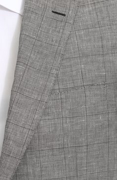 Костюм из смеси шерсти и льна с шелком BRIONI, арт. RA0J0L/P7AN5/BRUNIC0/2, фото 6