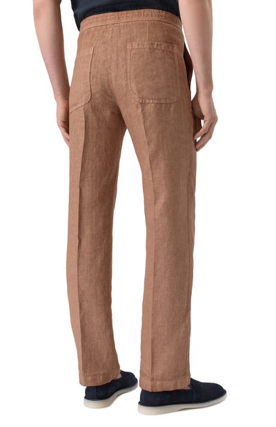 Льняные брюки 120% LINO, арт. 32ALIM29PT/0253/S00, фото 4